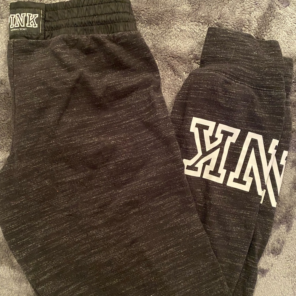 Pink sweat pants size medium